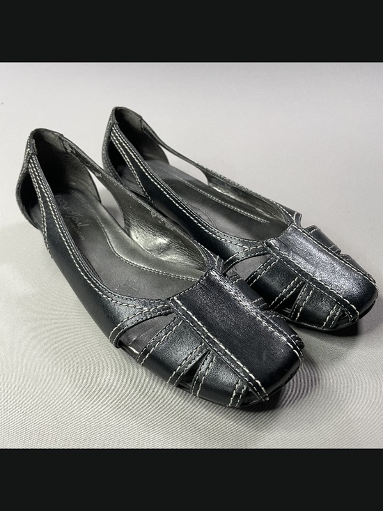 SOUL Naturalizer Shoes - Naturalizer Shoes Womens 7 black leather verdon slip on loafer flats summer
